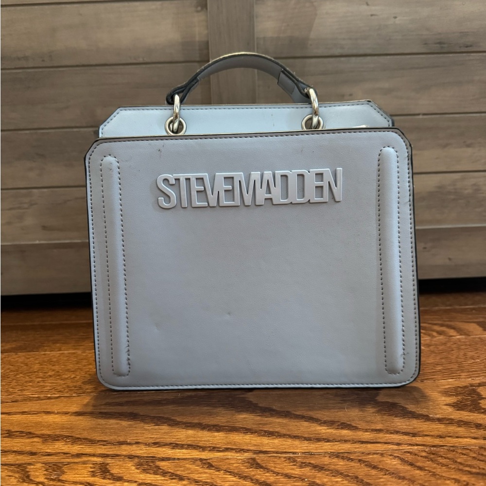 Steve Madden Sky Blue Satchel